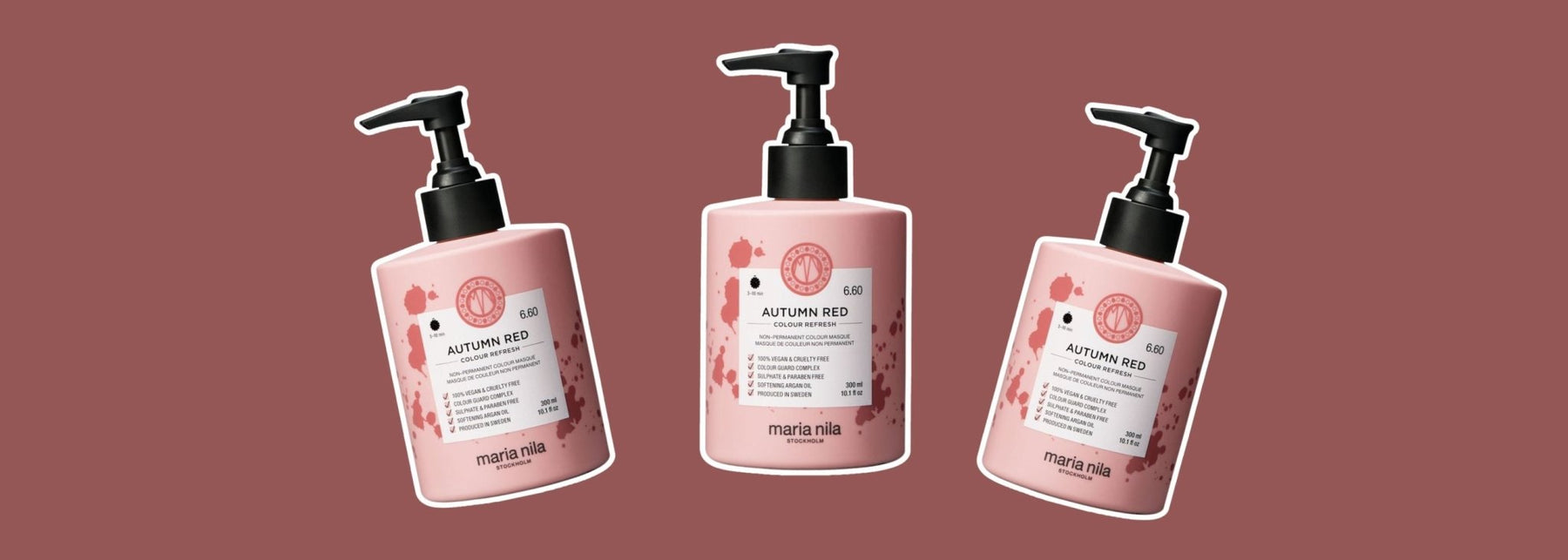 Vårens trendhår: Black Cherry Red av Maria Nila - Cancam