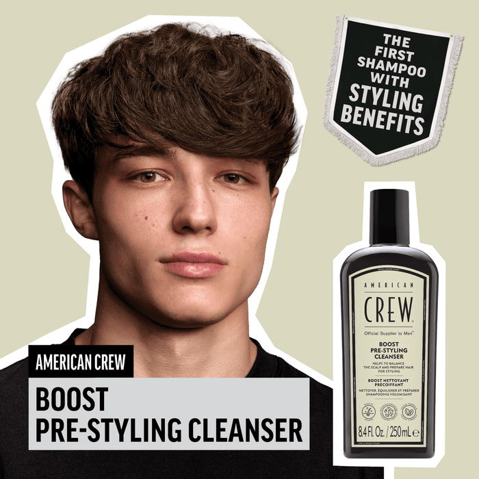 American Crew Boost Pre - Styling Cleanser Shampoo 250ml - Cancam