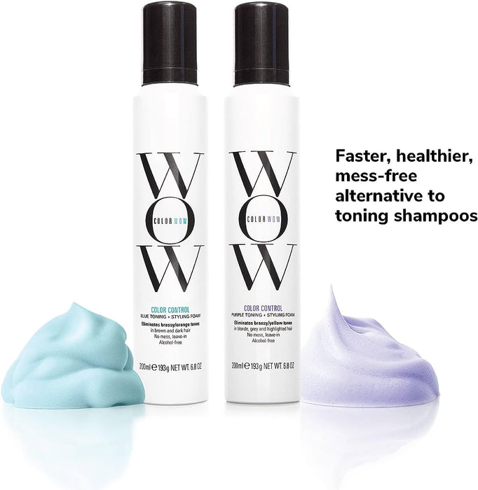 Color Wow Color Control Purple Toning + Styling Foam 200ml - Cancam