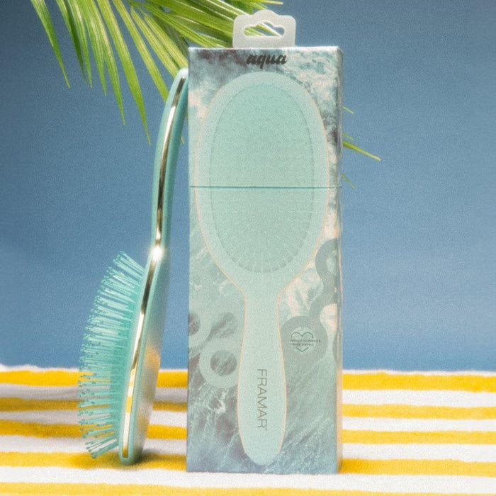 Framar Detangle Brush Baecation Aqua - Cancam