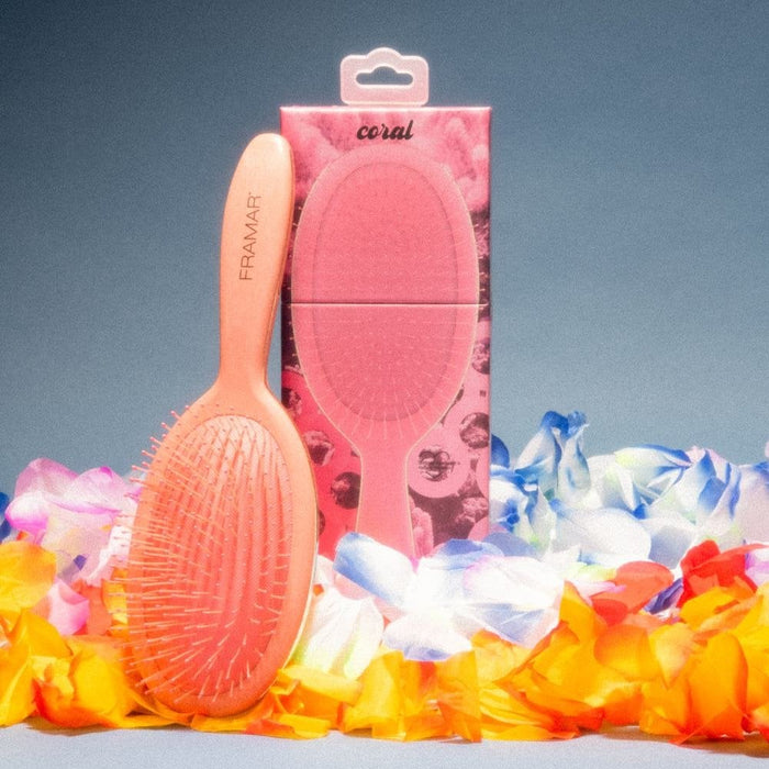 Framar Detangle Brush Baecation Coral - Cancam