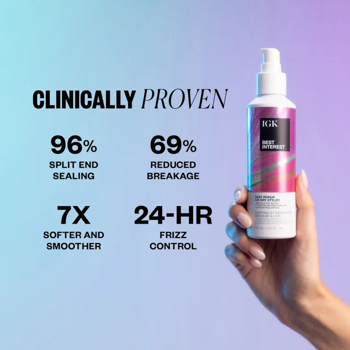 IGK Best Interest Deep Repair Air Dry Styler 150ml - Cancam