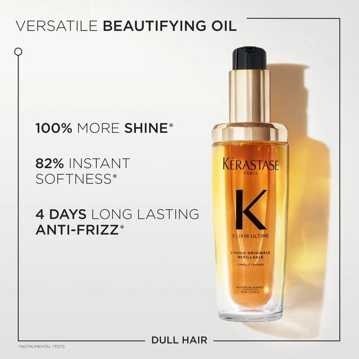 Kerastase Elixir Ultime L'Huile Orginale Oil 75 ml (Refillable) - Cancam