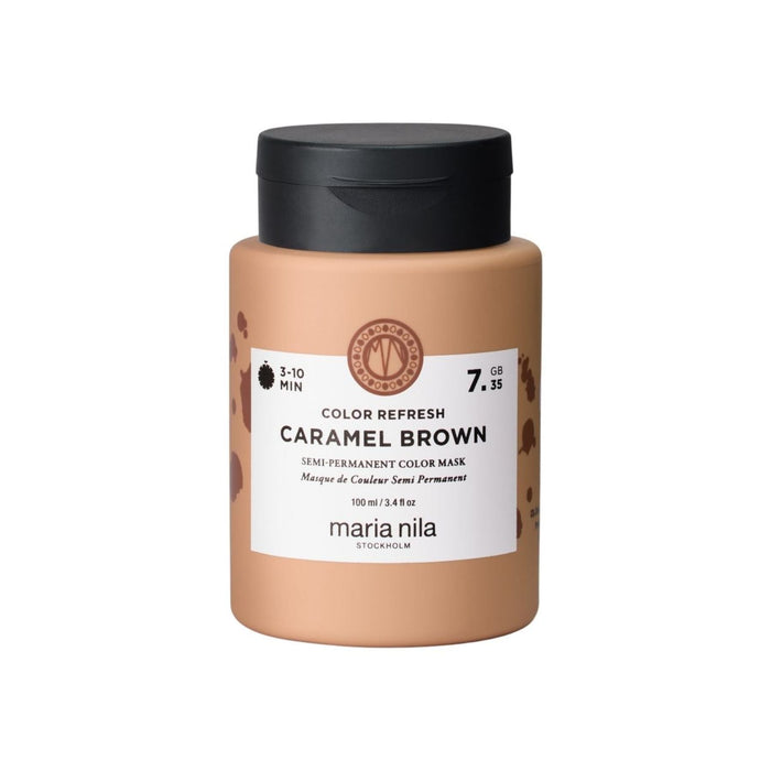 Maria Nila Color Refresh 7.35 Caramel Brown 100 ml - Cancam