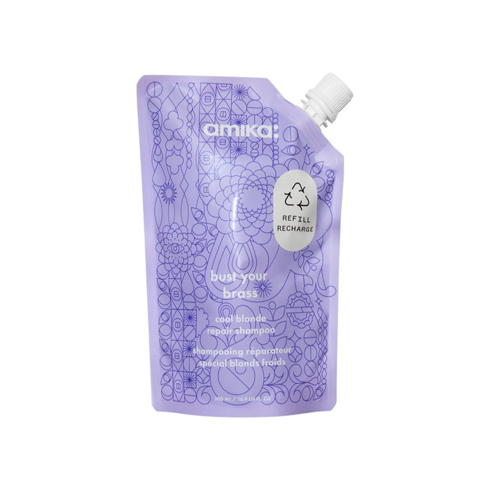 Amika Bust Your Brass Cool Blonde Shampoo 500ml - Cancam