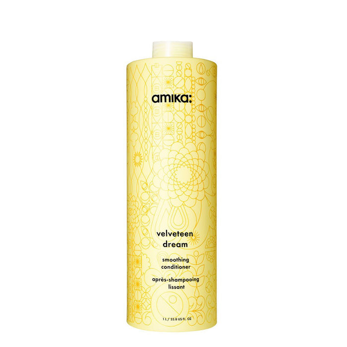 Amika Velveteen Smoothing Conditioner 1000 ml uten pumpe - Cancam