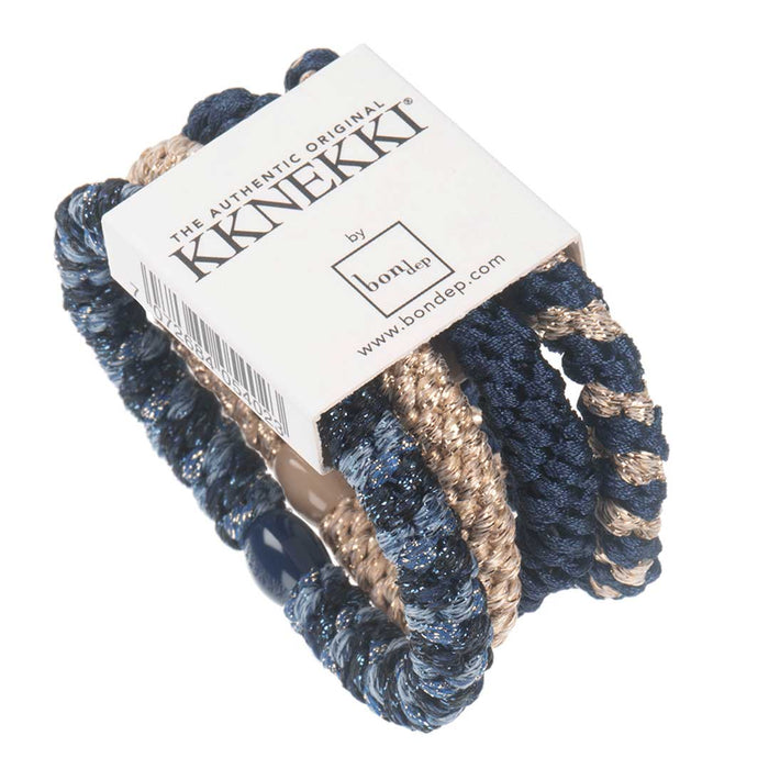 Kknekki hair ties Bundel Classic Blue 4 stk - Cancam
