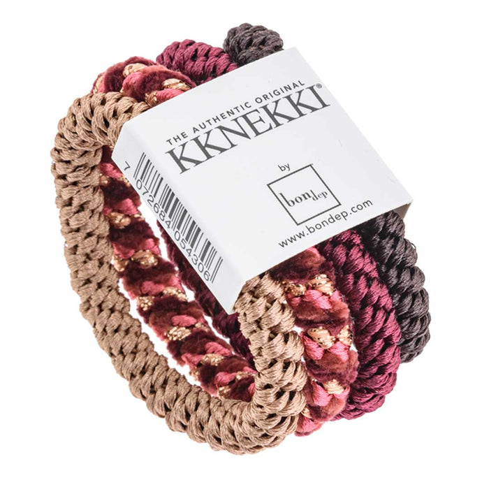 Kknekki hair ties Bundel Warm Earth 4 stk - Cancam