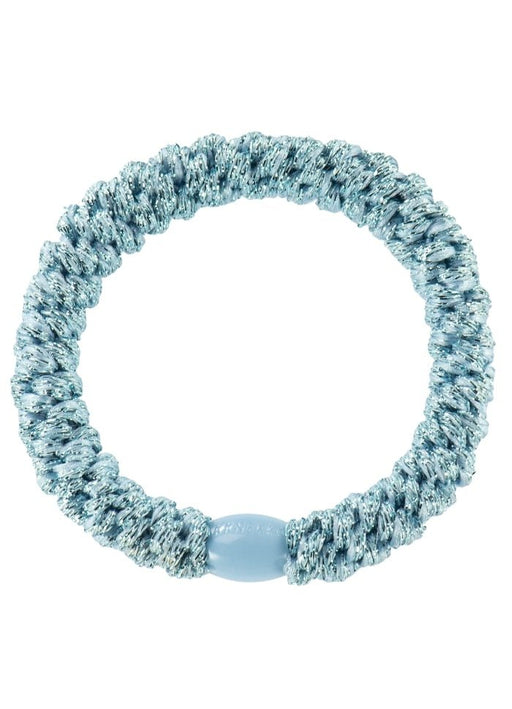 Kknekki hair ties light blue glitter 2 stk - Cancam