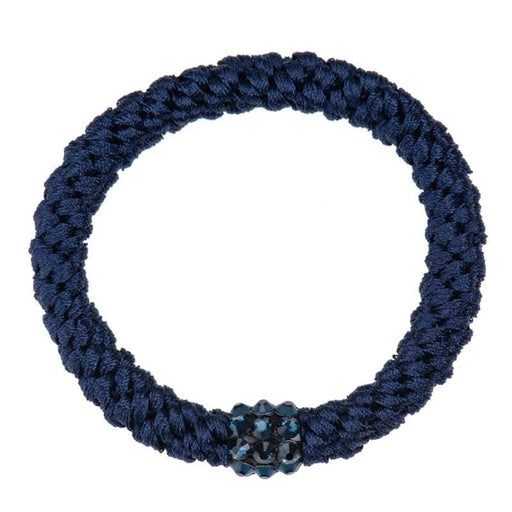 Kknekki hair ties Rhinstone Navy 2 stk - Cancam