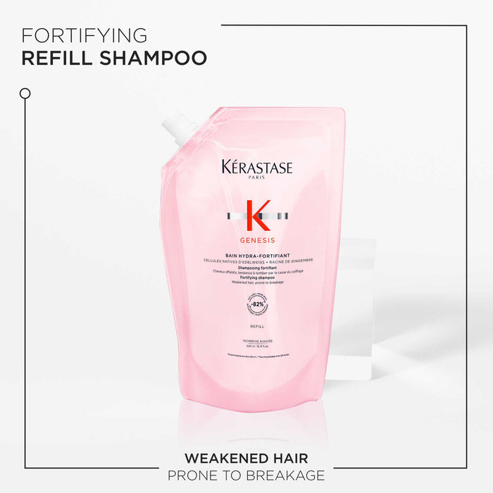 Kerastase Genesis Bain Hydra Fortifiant 500 ml Refill - Cancam