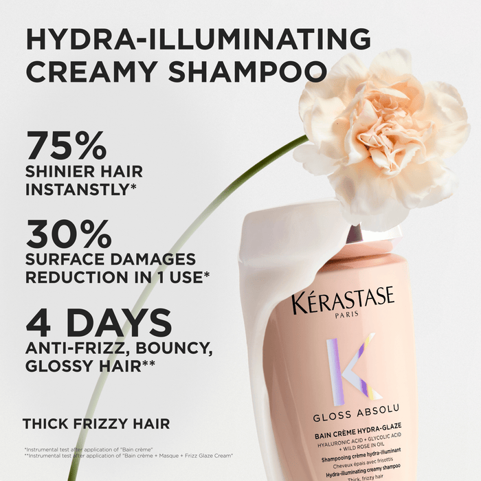 Kerastase Gloss Absolu Bain Crème Hydra - Glaze Shampoo 250 ml - Cancam