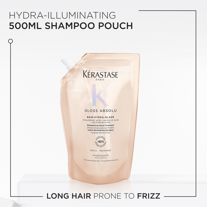 Kerastase Gloss Absolu Bain Hydra - Glaze Shampoo Refill 500 ml - Cancam