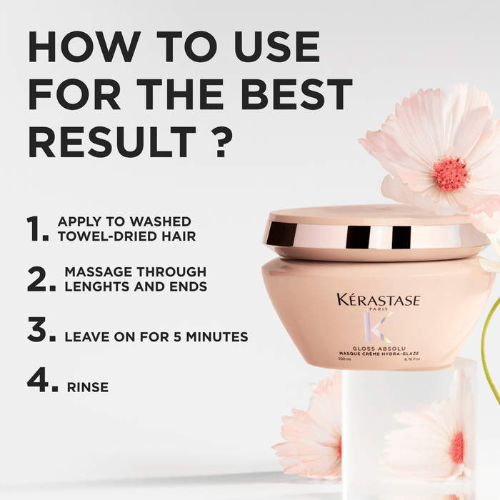 Kerastase Gloss Absolu Masque Crème Hydra - Glaze 200 ml - Cancam