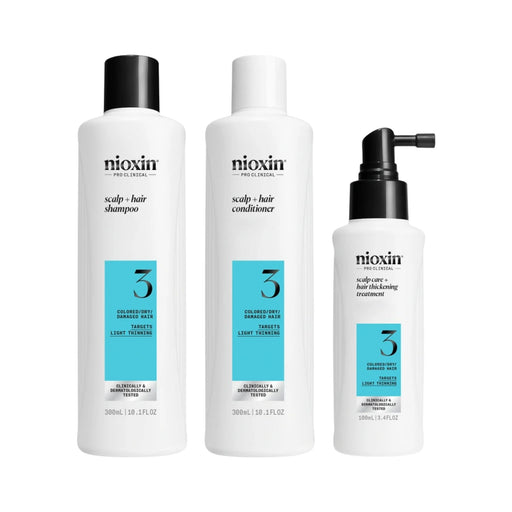 Nioxin System 3 Loyalty Kit for Colored and Thinning Hair 300+300+100 ml - Cancam