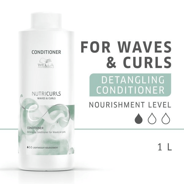 Wella Professionals Nutricurls Detangling Conditioner 1000 ml - Cancam