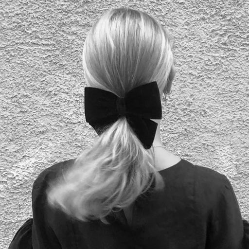 Bon Dep Luxury Bow Silk Velvet Bordeaux - Cancam