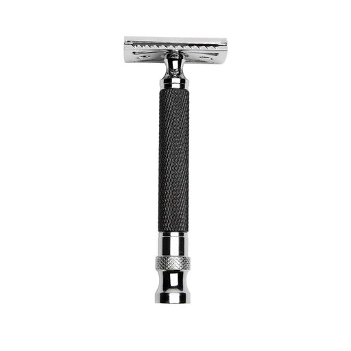 Depot No. 733 Vintage Black & Silver barberhøvel - Cancam