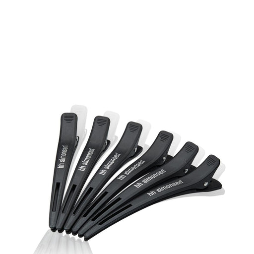 HH Simonsen Carbon Clips, Sort 6 stk - Cancam