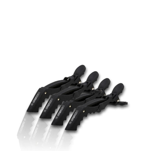 HH Simonsen Crocodile Clips, Sort 4 stk - Cancam