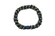 Kknekki hair ties Missoni Navy petrol glitter 2 stk - Cancam